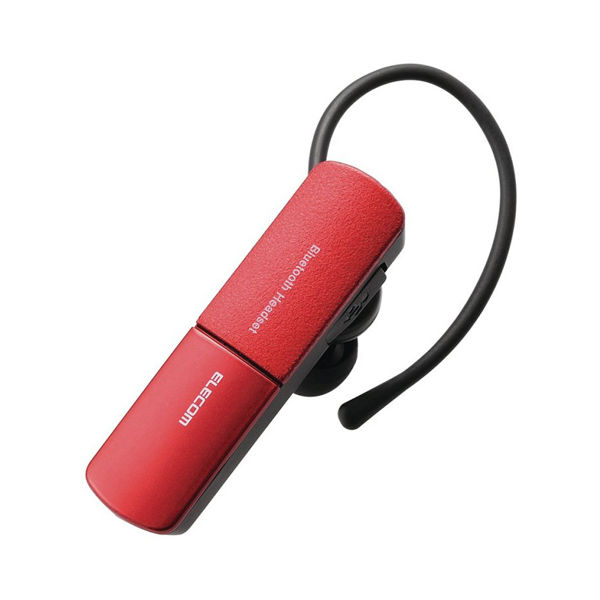エレコム Bluetooth/携帯用ヘッドセット/HS10/レッド LBT-HS10MPRD 1個