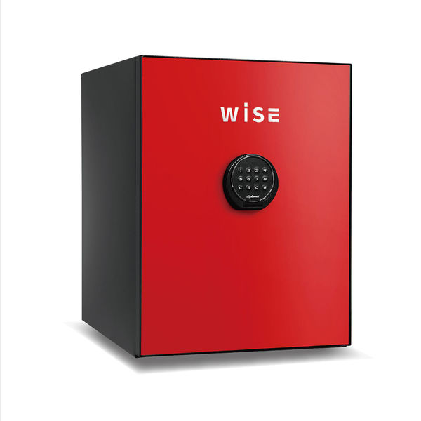 【設置込】 ディプロマット WISEプレミアムセーフ テンキー式耐火金庫 （60分耐火） 36L レッド WS500ALR 1台（直送品）
