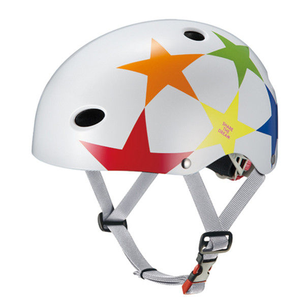 サギサカ 自転車用キッズヘルメット ホワイト 46237（直送品）