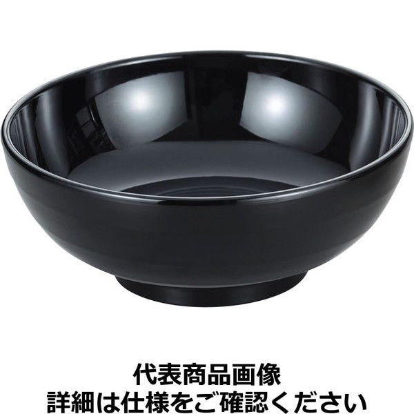 エコそば丼 M-109黒 REK0802 関東プラスチック工業（取寄品）