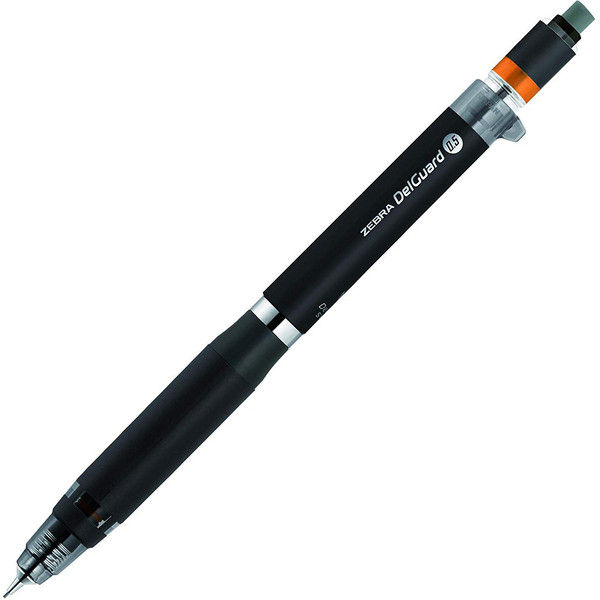 ゼブラ シャープペン デルガード タイプER0.5 黒 P-MA88-BK（直送品）