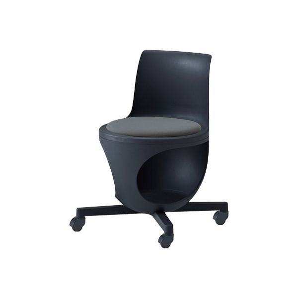 オカムラ e-chairタブレットなしパッド付 セサミ 470幅×500奥行×446座高×716高さ（mm） 9314KA F001（直送品）