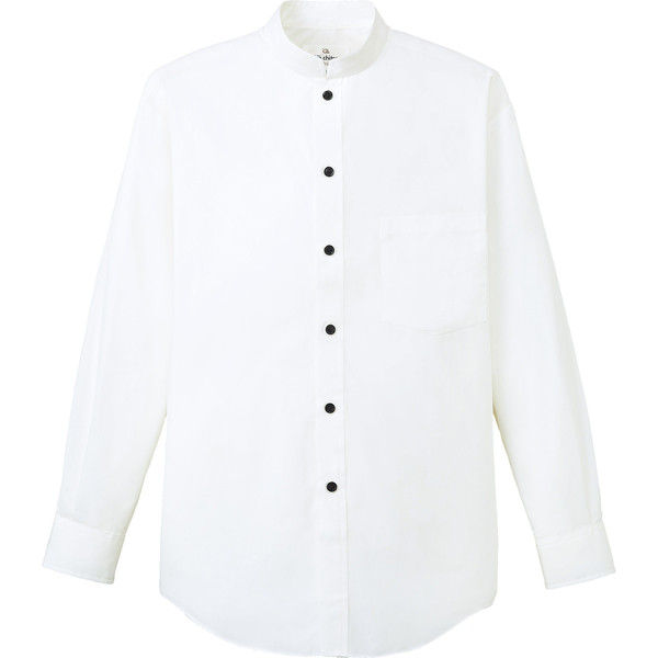チトセ EP6839 スタンドカラーシャツ（長袖）[兼用] S EP6839_C-1ホワイト_S（取寄品）
