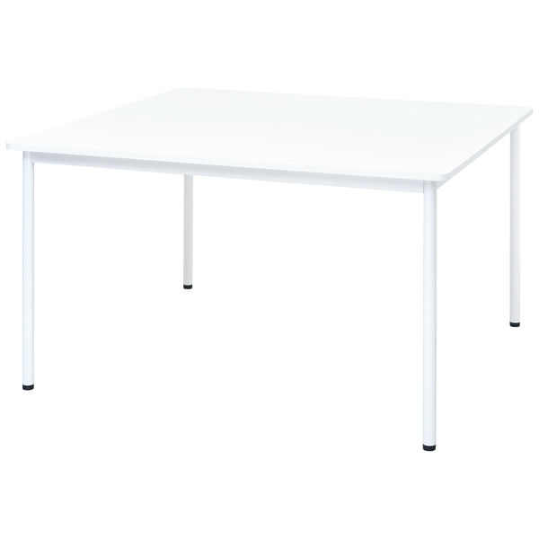 アール・エフ・ヤマカワ ラディーワークテーブル 平机 正方形 ホワイト 幅1200×奥行1200mm 1台