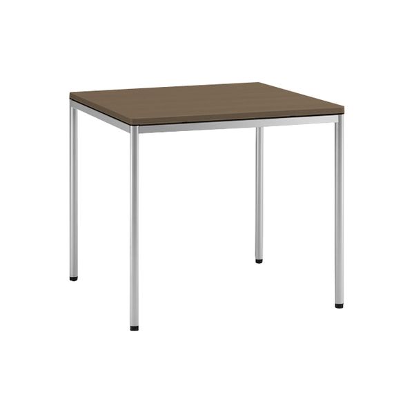 オカムラ tresse-Rテーブル 800角 ネオウッドダーク 800幅×800奥行×720高さ（mm） L674AA MR09（直送品）