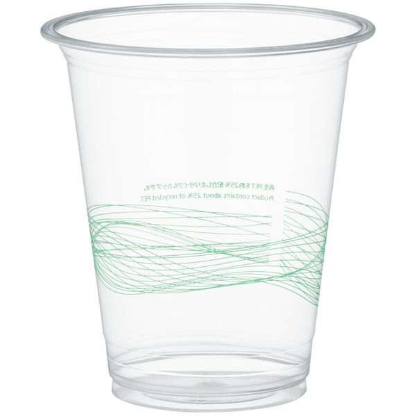 プラカップ リサイクルPETカップ 370ml（12オンス） 1袋（50個入） 竹内産業  オリジナル