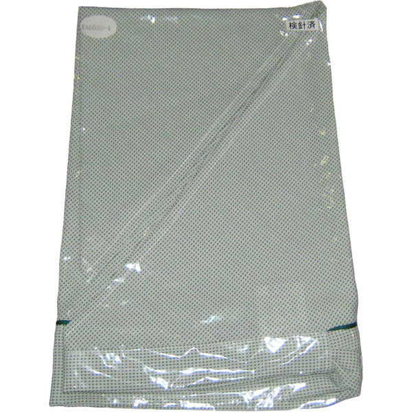 三角巾 フリー KA0030-4（白×緑） 3351200 江部松商事（取寄品）