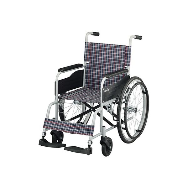アズワン 車椅子(アルミタイプ)介助ブレーキなし Fit-AL 1台 7-4328-01（直送品）