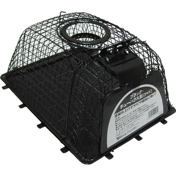 コンパル ネズミ捕獲器 チューハウス型ワイド ブラック 78186（直送品）