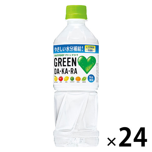 サントリー　GREEN DA・KA・RA（グリーン ダカラ）　500ml 1箱（24本入）