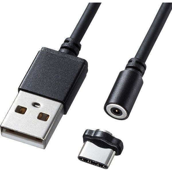 USB Type-Cケーブル　USB-A（オス）USB-C（オス）　1m　KU-CMGCA1　サンワサプライ　1本（直送品）