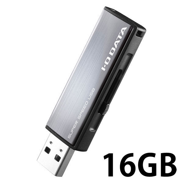 アイ・オー・データ機器 ＵＳＢ３．１　Ｇｅｎ　１（ＵＳＢ３．０）／ＵＳＢ２．０対応　ＵＳＢメモリー U3-AL16GR/DS 1個