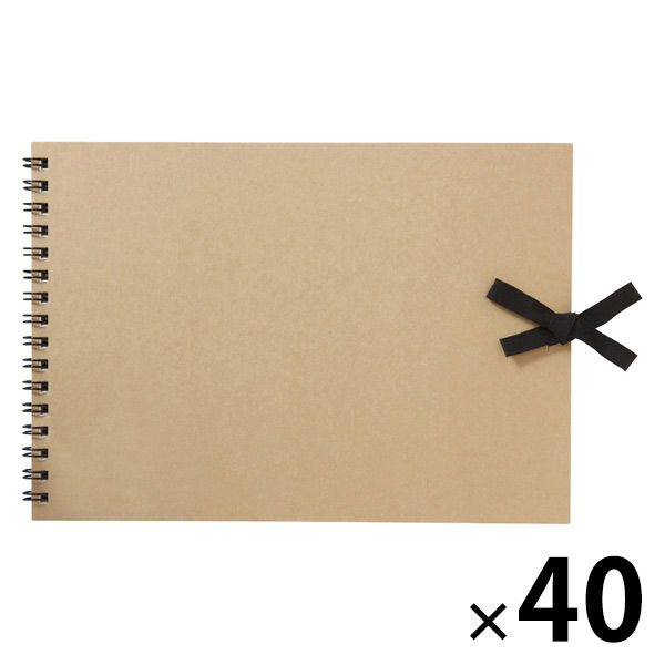 無印良品 スケッチブック F1サイズ 20枚（本文・約162×225mm） 1箱（40冊入） 良品計画
