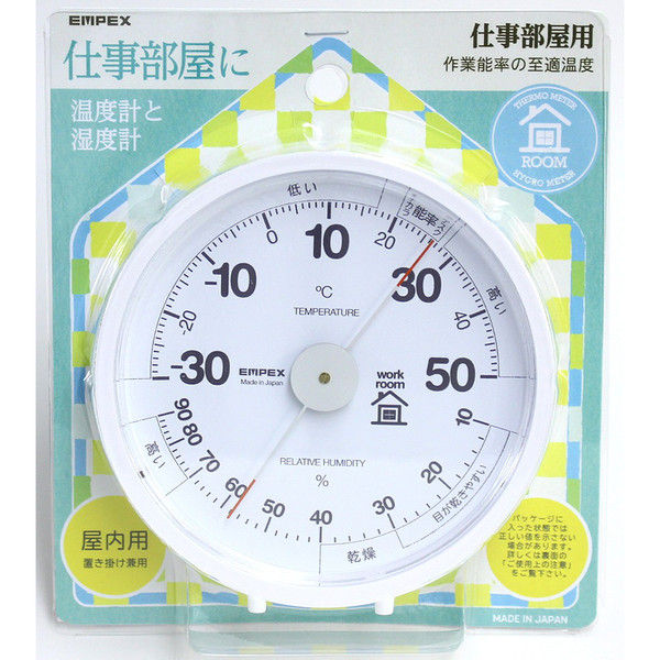 おうちルーム温湿度計 仕事部屋用 TM-6371 エンペックス気象計（直送品）