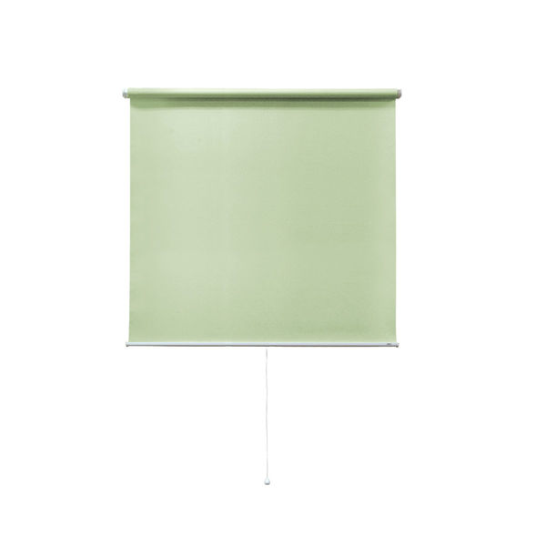 ナプコインテリア シングルロールスクリーンマグネットタイプ プル式 フルーレ 高さ900×幅440mm エメラルドグリーン 1本（直送品）