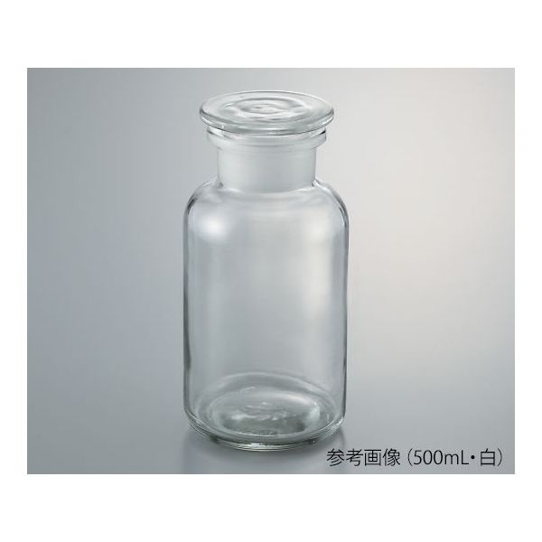 アズワン 広口試薬瓶 白 250mL 1個 3-9175-03（直送品）