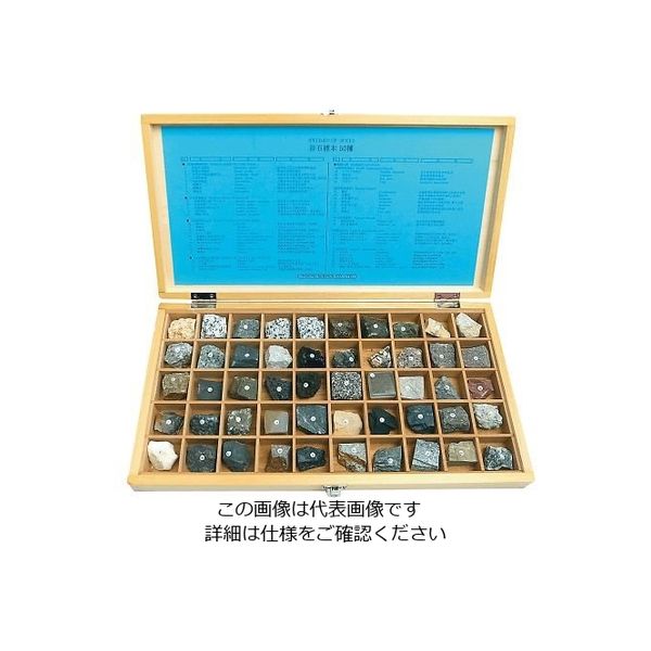 東京サイエンス 岩石標本（岩石標本50種） 1セット 3-657-07（直送品）