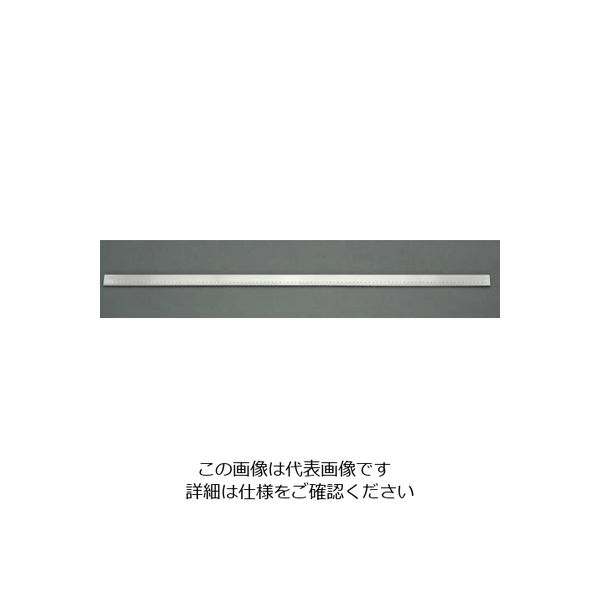 エスコ 1000mm 鋼製ストレートエッジ(目盛付) EA720YN-13 1個（直送品）