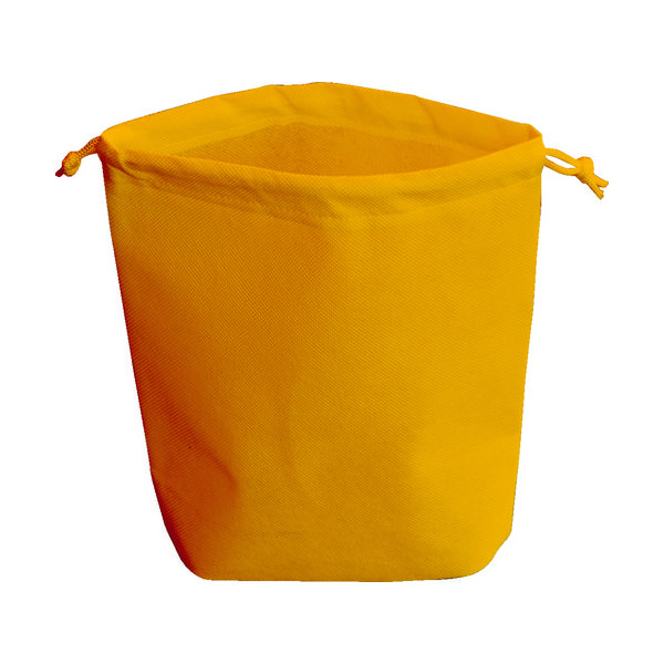 トラスコ中山 不織布巾着袋 A4サイズ マチあり オレンジ HSA4-10-OR 1袋（10枚） 116-4517
