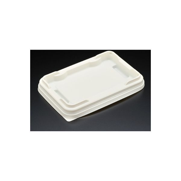 スミ 惣菜容器 スーパーレンジ N50 アイボリー 本体 8N05107 1包：1200枚（100×12）（直送品）