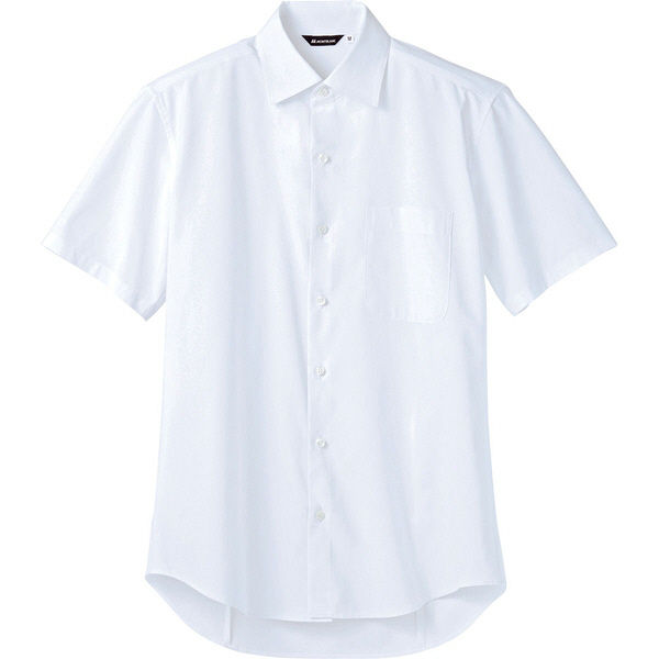 住商モンブラン MONTBLANC（モンブラン） シャツ メンズ 半袖 白 4L BF2572-2 1枚（直送品）