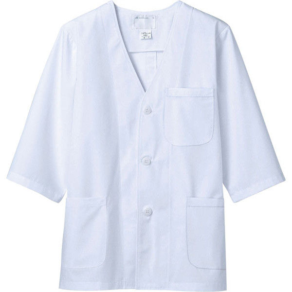 住商モンブラン MONTBLANC（モンブラン） 調理衣 メンズ 7分袖 白 M 1-617 1枚（直送品）