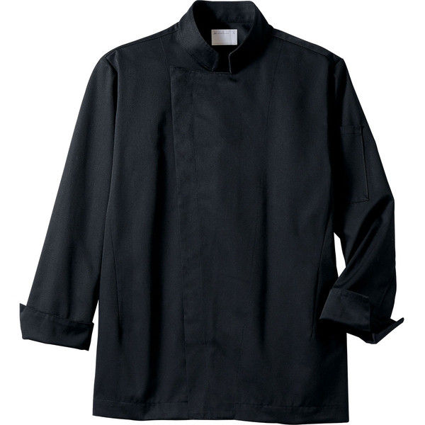 住商モンブラン MONTBLANC（モンブラン） コックコート 兼用 長袖 黒 L 6-1003 1枚（直送品）