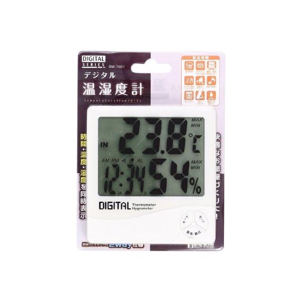 ビッグマン デジタル温湿度計 BM-7601 056038（直送品）