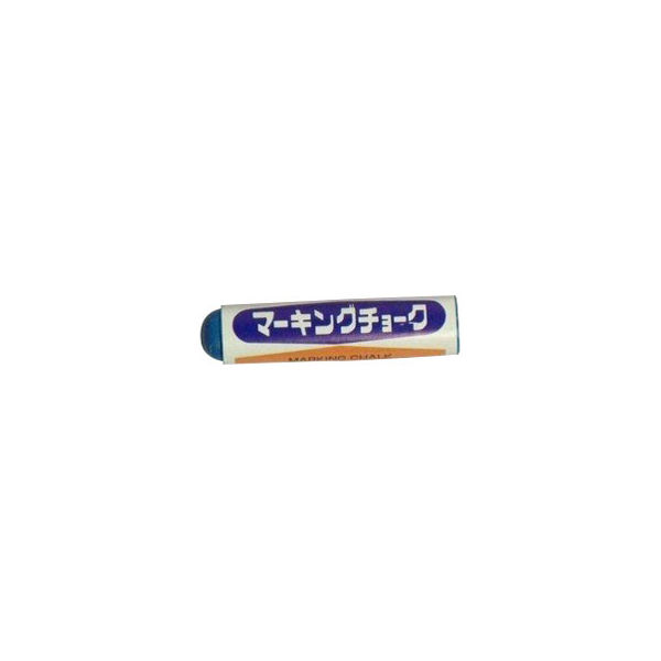 祥碩堂 マーキングチョーク小判型 1本 青 S20074（直送品）