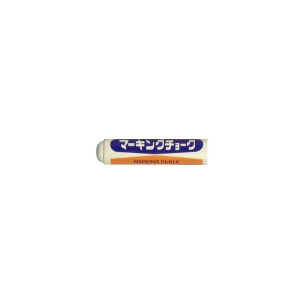祥碩堂 マーキングチョーク小判型 1本 白 S20071（直送品）
