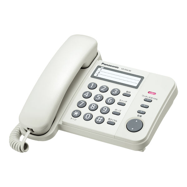 パナソニック 電話機 VE-F04-W
