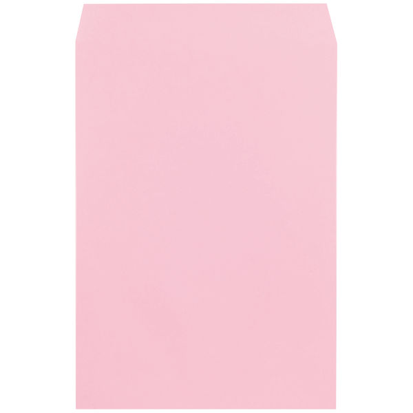 カラー封筒 アメリカン40 ピンク 角2 1袋（100枚入） ムトウユニパック