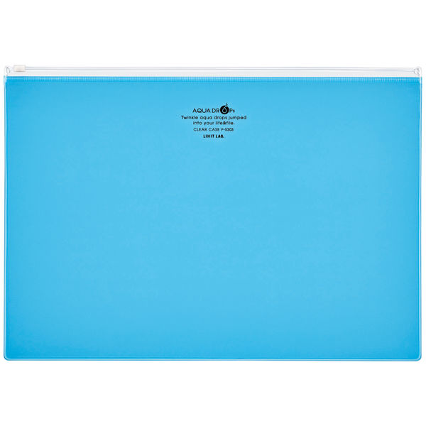 リヒトラブ(LIHIT LAB.) クリヤーケース A5サイズ 青（ブルー） F5302-8 10枚