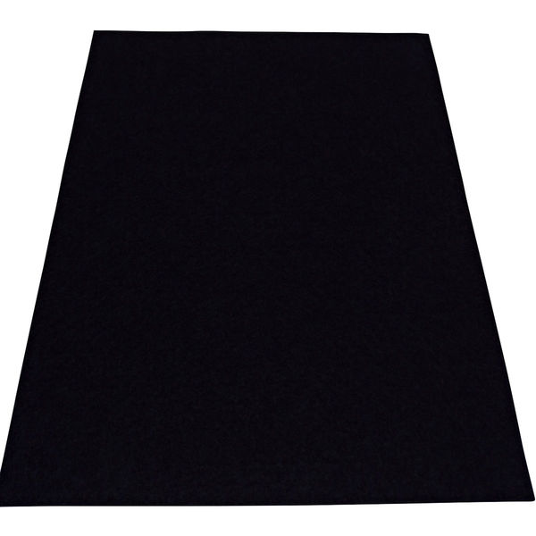 カラーフエルト 黒色 1mm 1000mm巾 3m 無地 COLORFELT黒790-3m（直送品）