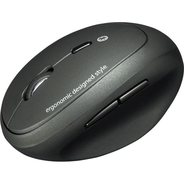 ワイヤレスマウス　無線　Bluetooth　5ボタン　大型サイズ　ブルーLED　MA-ERGBT18　サンワサプライ　1個