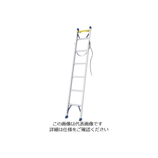 長谷川工業 ハセガワ 電柱昇降用1連はしご 2.45m 安全ベルト、バンド付 LQ1-1.0-24B 1台 855-0887（直送品）