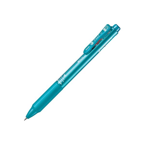 ぺんてる Feel3色ボールペン0.5 Mグリーン BXCB35MD（直送品）