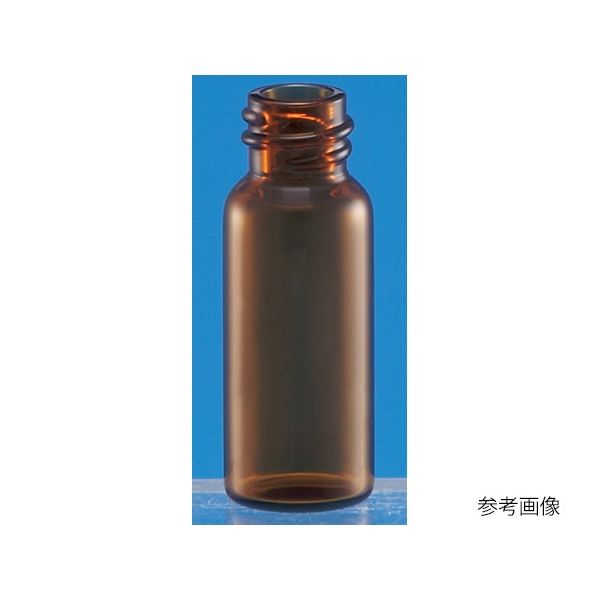 日電理化硝子 ねじ口瓶(瓶のみ) 茶 4mL 100本入 Sー1 201024 1箱(100本) 62-9970-76（直送品）