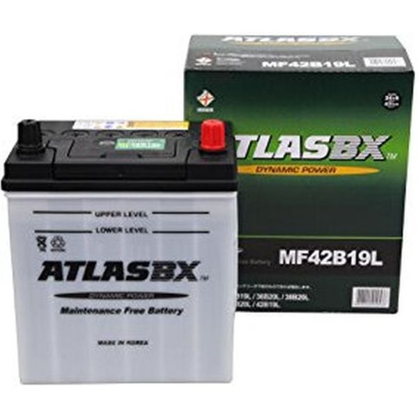 【カー用品】ATLASBX 国産車バッテリー Dynamic Power AT 42B19L 1個（直送品）