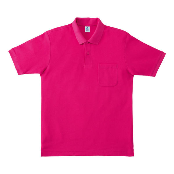 ボンマックス ポケット付きCVC鹿の子ドライポロシャツ　MS3114-29　Sピンク　GS　1枚（直送品）