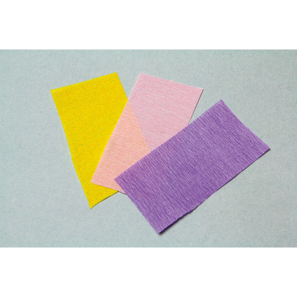 新日本造形 クレープ紙（エンジョイクレープ）（両面同色）（２枚袋入）みず 311-738 5個（直送品）