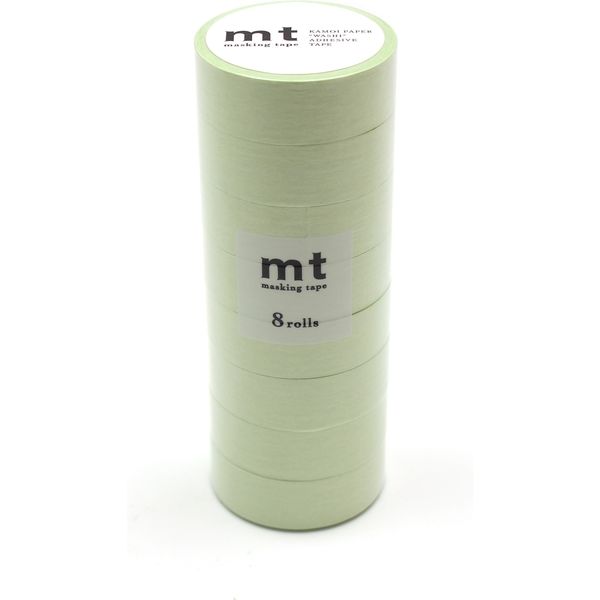 mt マスキングテープ 8P（8巻セット） パステルリーフ[幅15mm×7m] MT08P488 1個 カモ井加工紙（直送品）