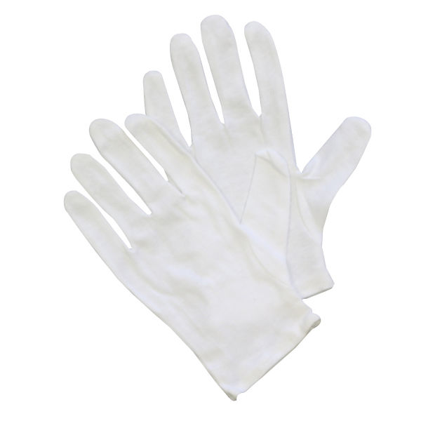 【白手袋】 川西工業 品質管理用スムス手袋マチなし M 1袋（12双入）
