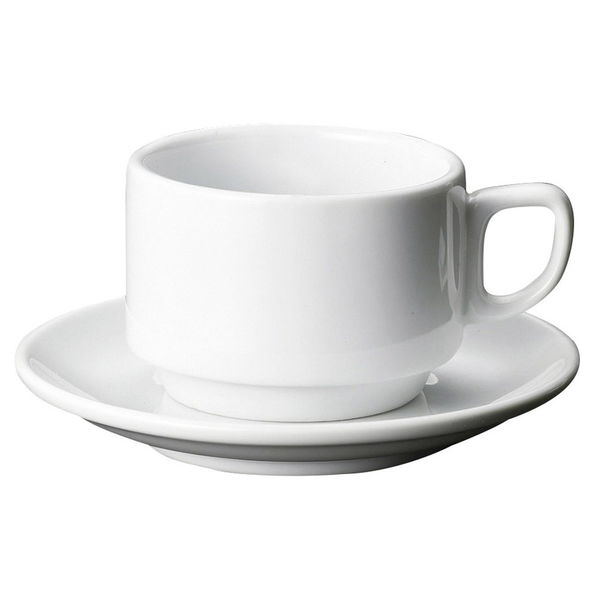 陶雅 カップ＆ソーサー ＪＣ白磁紅茶碗皿 [5個入] tga-1418-166（直送品）
