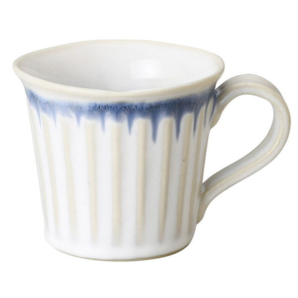 陶雅 マグカップ 削ぎ青流しマグカップ [3個入] tga-4418-052（直送品）