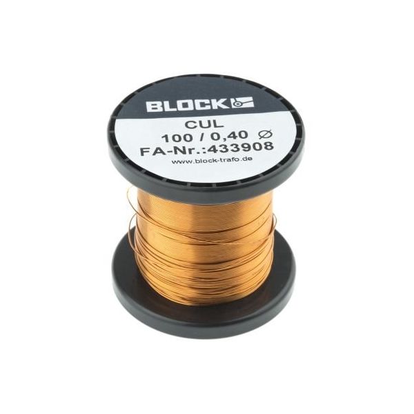 BLOCK Block 銅線 26 AWG 69m CUL100/0.40 1個（直送品）