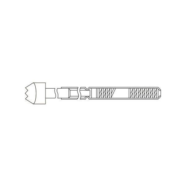 エスケイ工機 コンタクトプローブ(プローブピン) 1.91mm 鋸歯状 Bー10DAHー15 B-10DAH-15 1ロット(5個)（直送品）