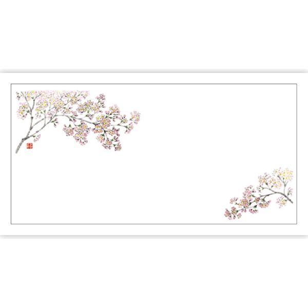 ササガワ 箸置きマット 桜 41-11135 1冊（100枚入）（取寄品）