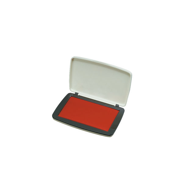 コクヨ（KOKUYO） スタンプ台（水性染料タイプ） 中形 盤面サイズ:90×55mm 赤 IP-522R　1セット（5個）（直送品）