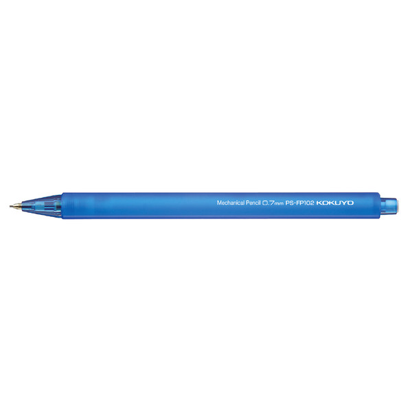 コクヨ（KOKUYO） 鉛筆シャープ（フローズンカラー） 0.7mm コバルトブルー PS-FP102CB-1P 1セット（8本入）（直送品）